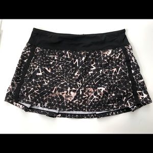 EUC lululemon Pace Rival Skirt - Sugar Crush Multi
